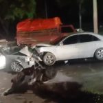 Accidente en la Circunvalación Sur deja cinco heridos, entre ellos dos niños, en Santiago