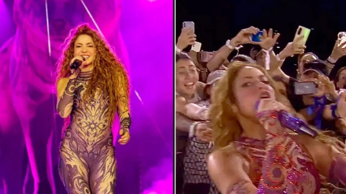 Shakira protagoniza un tenso momento tras un fans jalarle el cabello