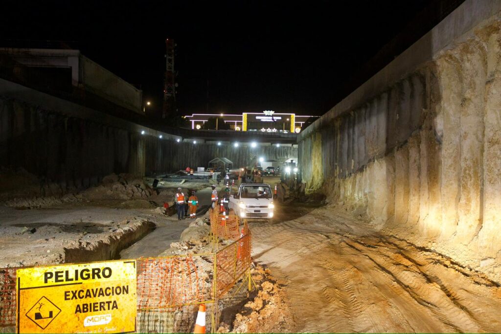 Abinader supervisa avances del túnel en la Plaza de la Bandera - Noticias de hoy en República Dominicana | De Último Minuto