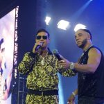 Elvis Martínez encendió al público a su llegada al concierto de Raulin Rodríguez