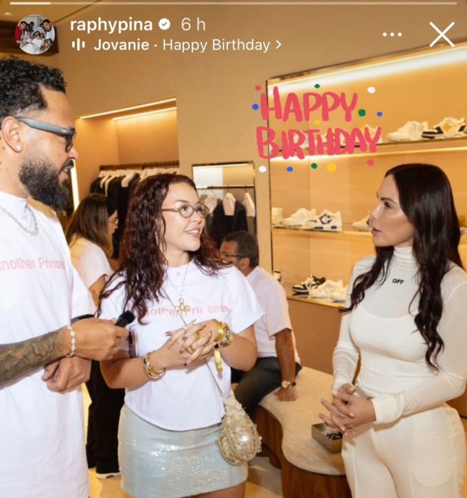 Raphy Pina dedica emotivas palabras a Mireddys González por su cumpleaños