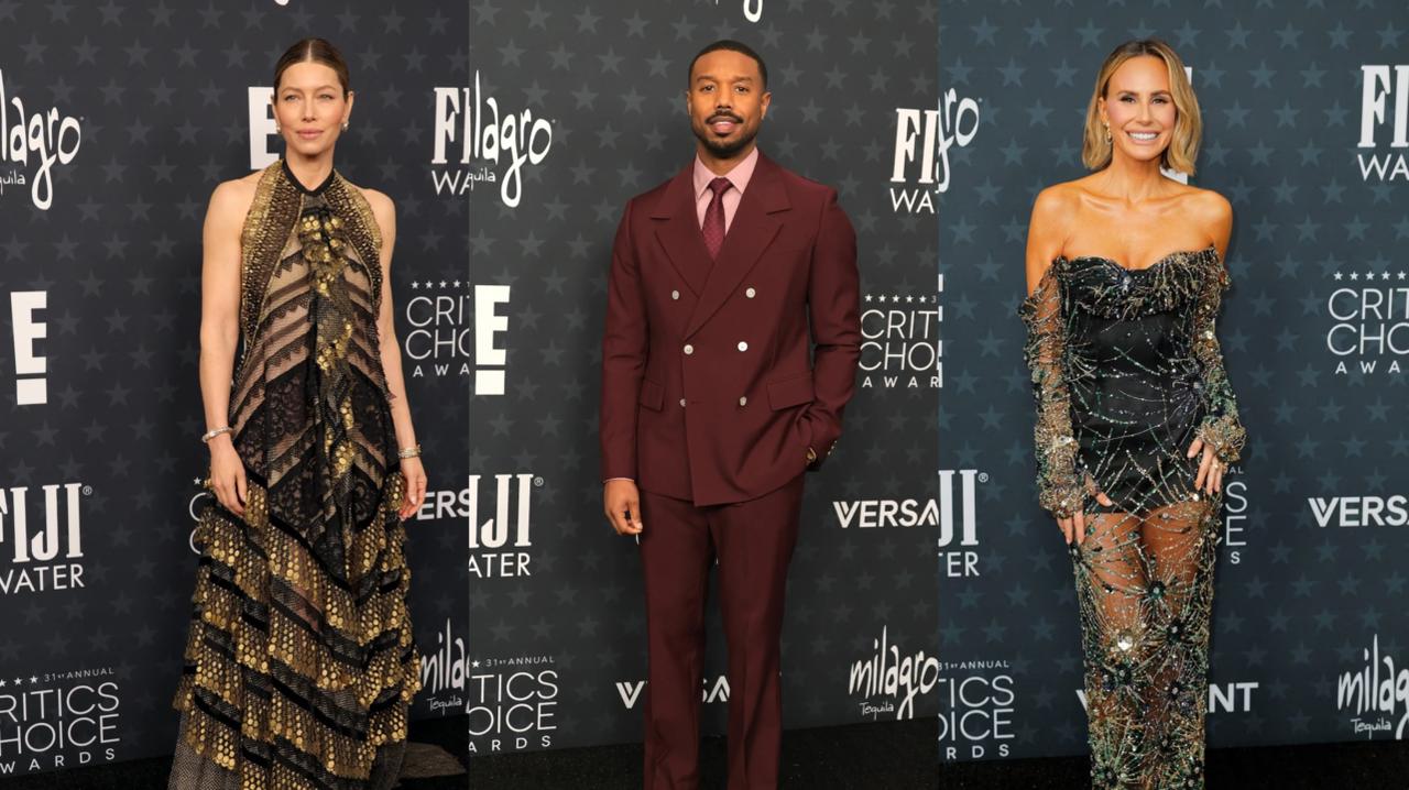 Así se lucieron las estrellas en la alfombra de los Critics Choice Awards 2026