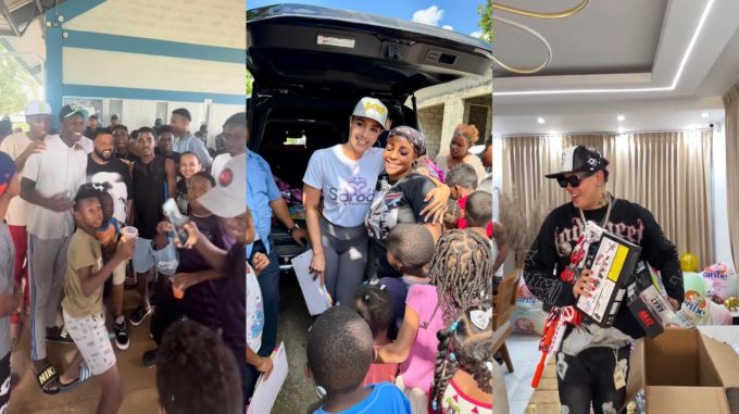 Figuras celebran el Día de Reyes llevando juguetes a niños de todo el país