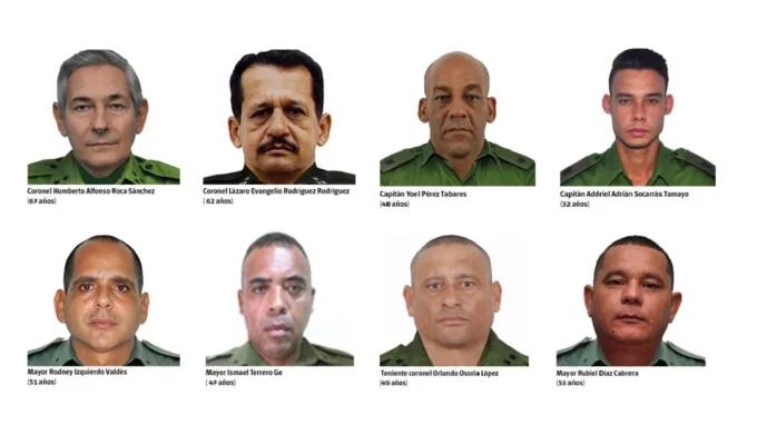 Cuba reveló las identidades de los 32 agentes cubanos que murieron en el ataque de EE.UU. en Venezuela