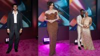 Famosos deslumbran en la alfombra magenta de Premio Lo Nuestro 2026