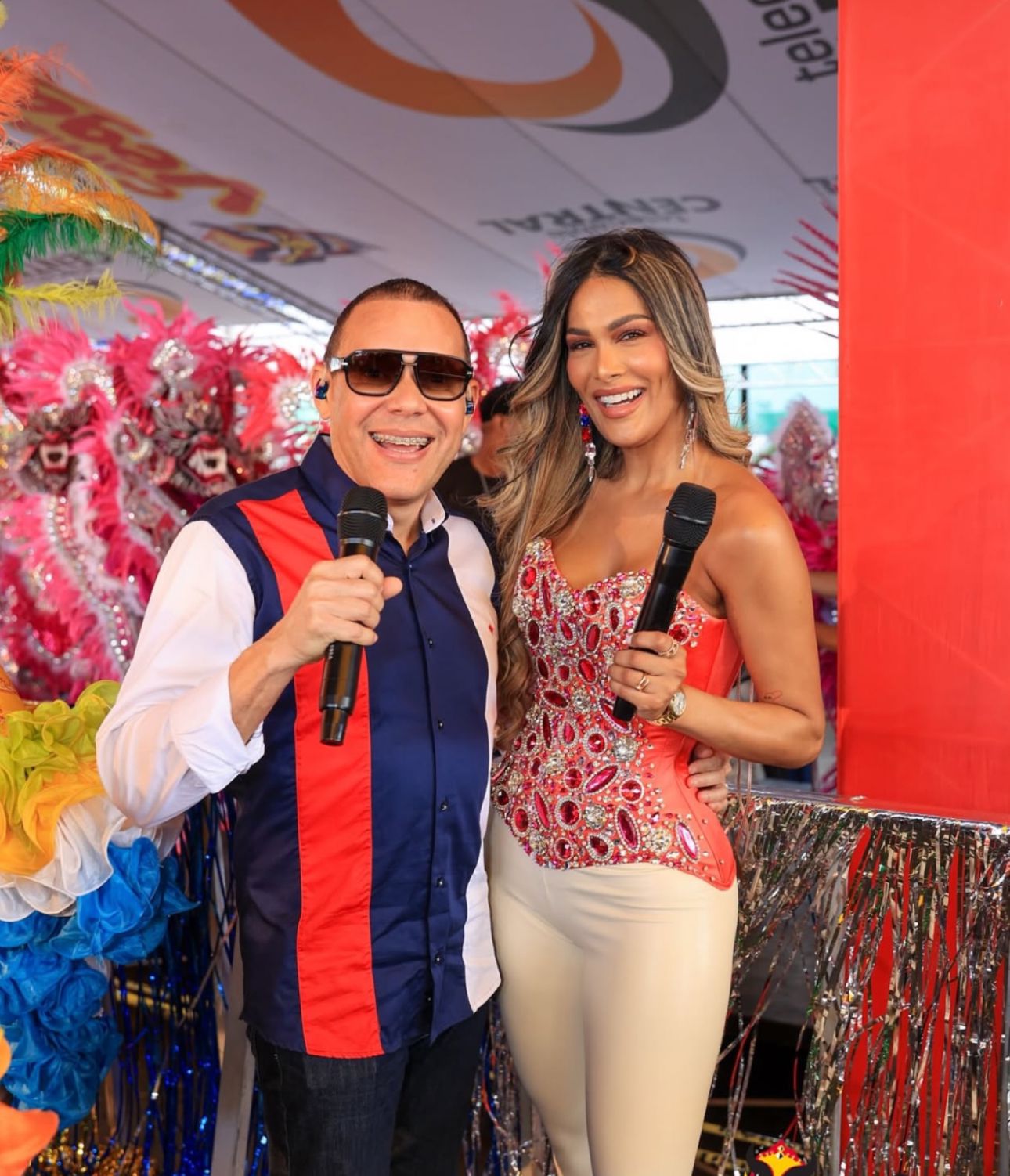 Caroline Aquino y Oliver Peña asumen la conducción estelar del Carnaval Vegano