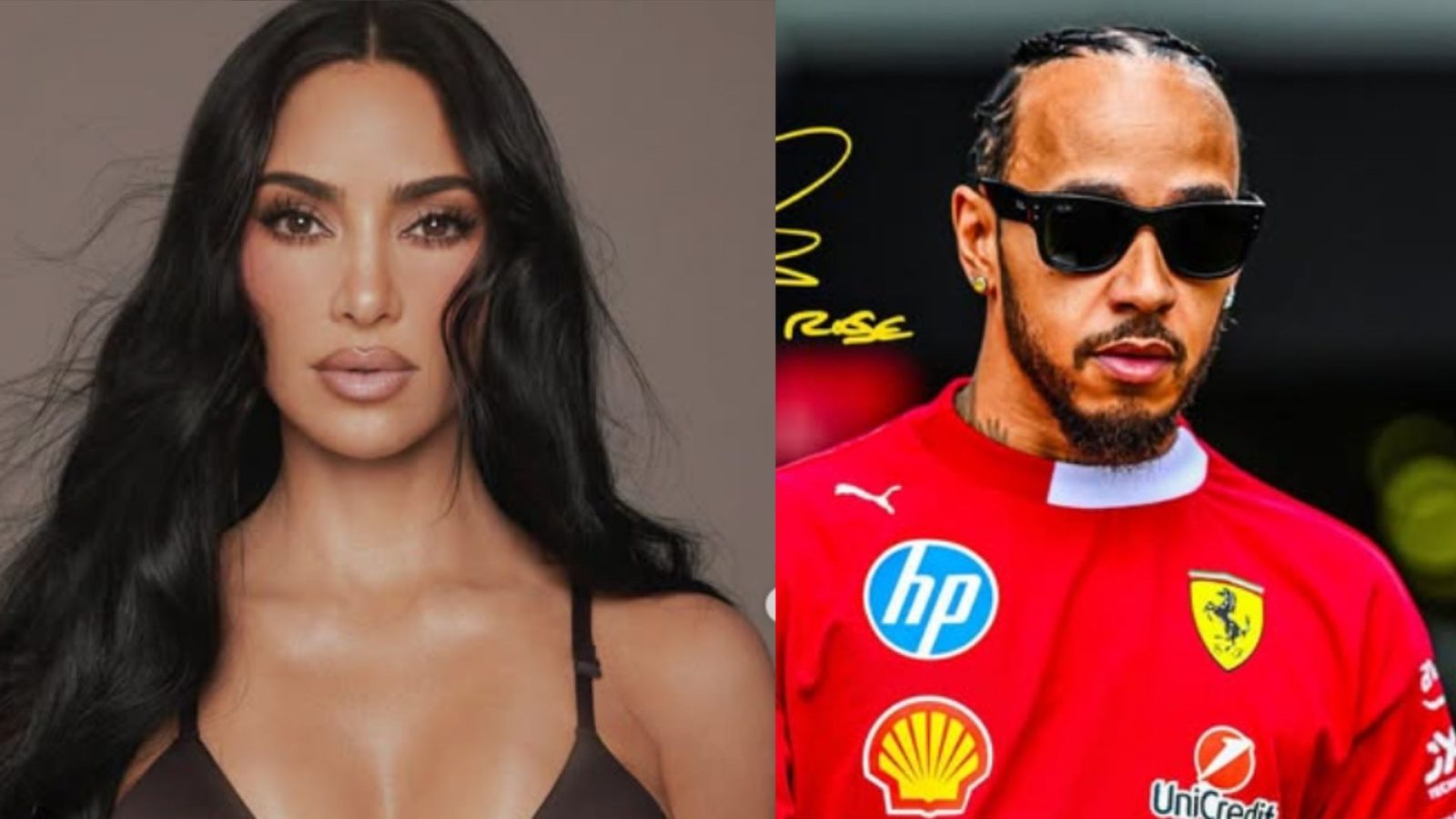 Se rumora que Kim Kardashian y Lewis Hamilton mantienen un romance casual