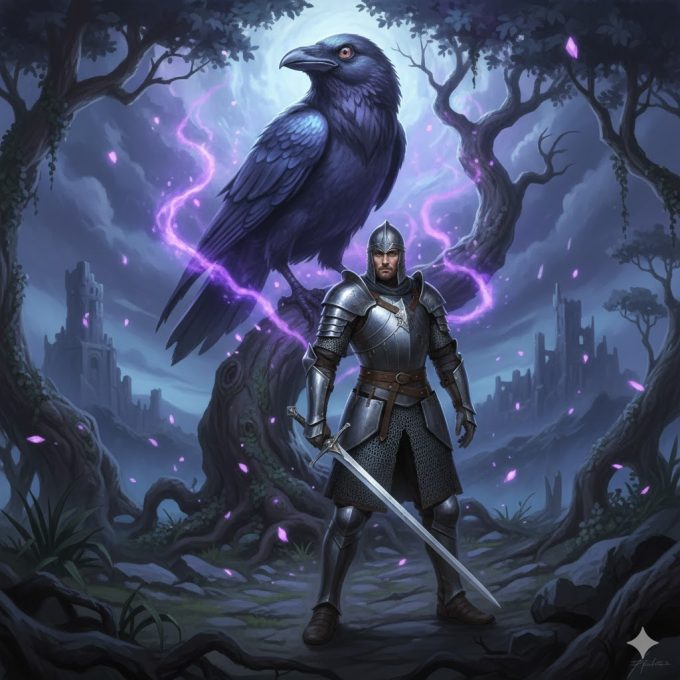 El caballero de los Siete Reinos revive la leyenda del Cuervo de Tres Ojos