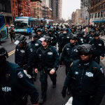 Protesta antiislámica en Manhattan termina con explosivos, detenidos y cierre de calles