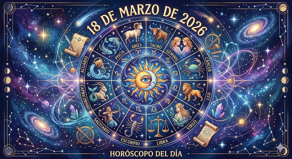 Horóscopo del 18 de marzo de 2026